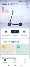 mobilní aplikace Ninebot-Segway, koloběžka Ninebot, recenze Testado